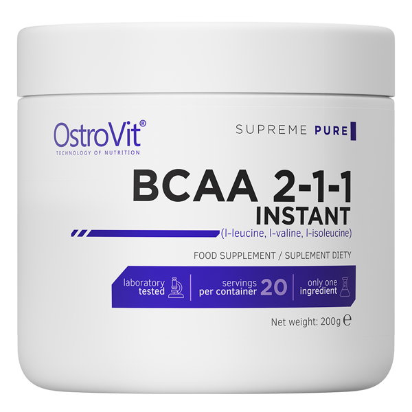 OstroVit Supreme Pure BCAA 2-1-1 Instant 200 g natural